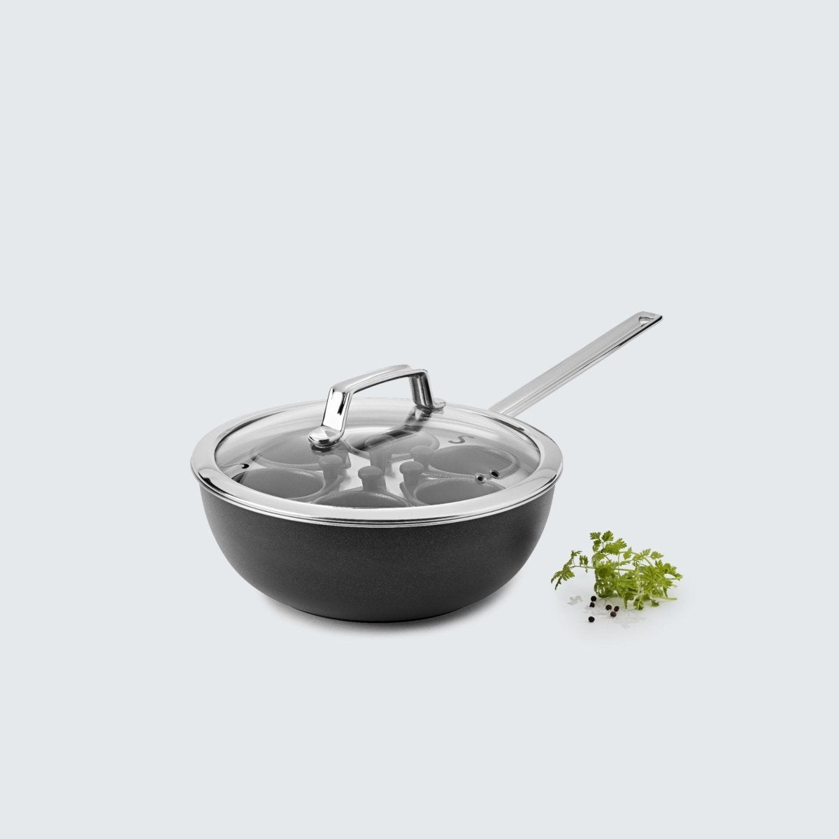 SCANPAN UK SCANPAN TechnIQ 22cm Glass Lid