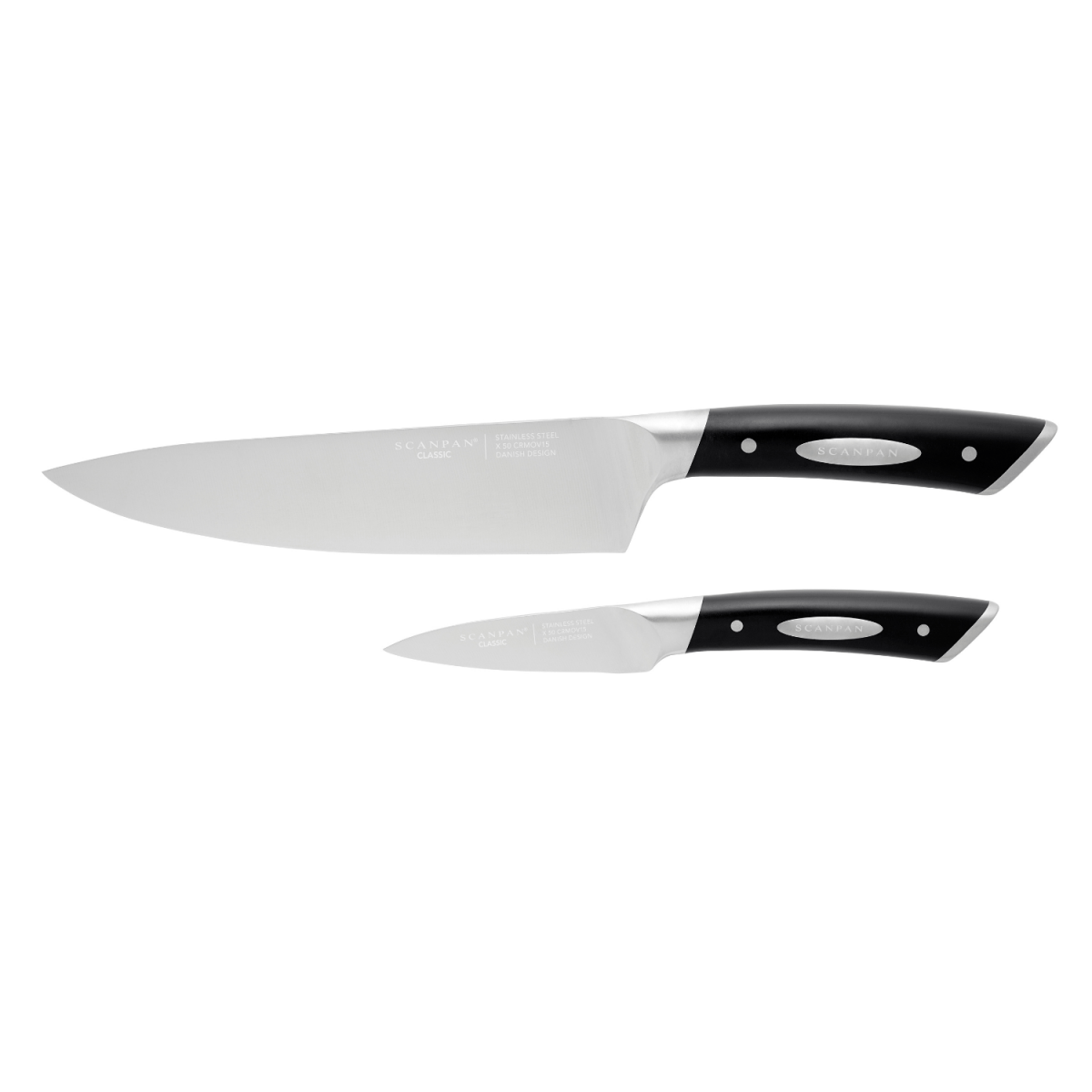 SCANPAN UK SCANPAN Classic Paring/Chef's Knife Set 2pc