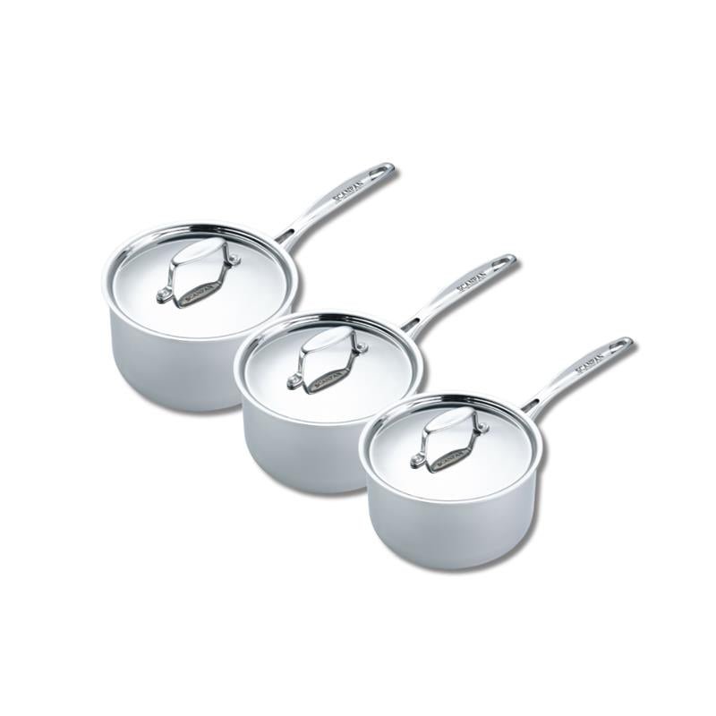 SCANPAN UK SCANPAN Fusion 5 3pc Saucepan Set