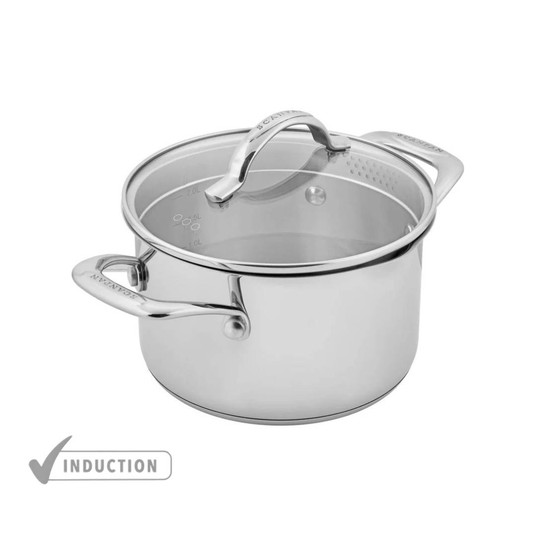 SCANPAN UK SCANPAN STS 20cm Dutch Oven with Lid (3.4L)