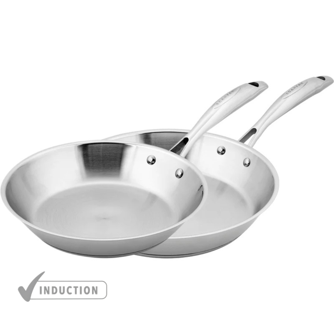 SCANPAN UK SCANPAN STS 2pc Frying Pan Set - 20cm & 28cm