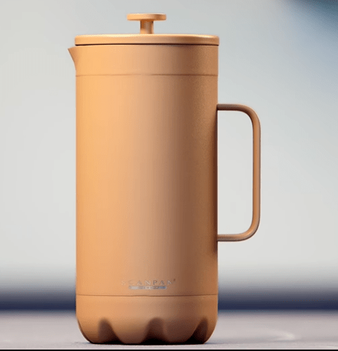 SCANPAN UK SCANPAN To Go French Press Coffee Maker 1.0L - Tan