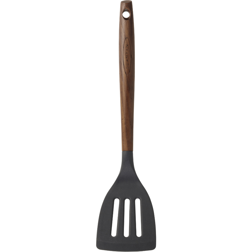 SCANPAN UK NEW SCANPAN Carbonised Ash 31cm Slotted Turner