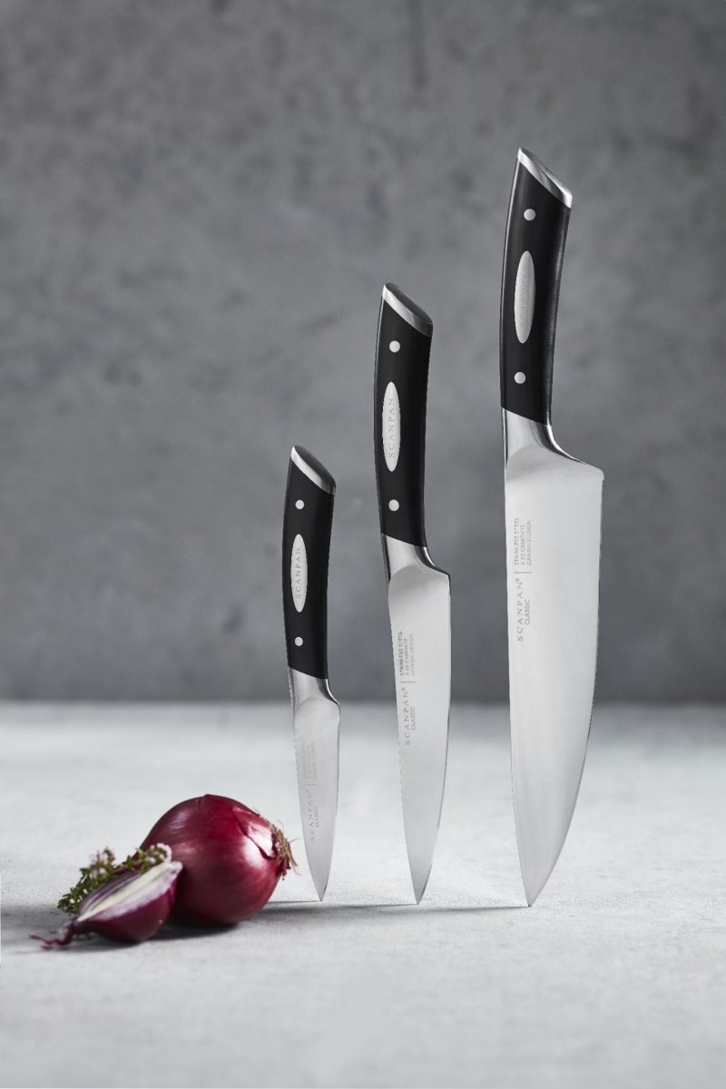 SCANPAN UK SCANPAN Classic Knives 3pc Chef Set