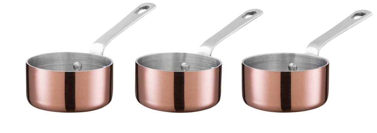SCANPAN UK SCANPAN Maitre D Copper Mini Saucepan Set